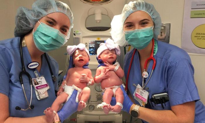 ‘Meant to Be’: Mom in Labor Learns That Her Delivery Nurses Have the Same Name as Her Twins