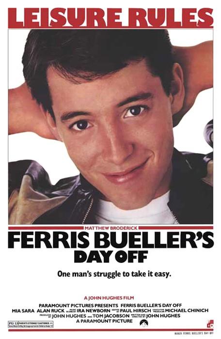 Movie poster for "Ferris Bueller's Day Off." (Paramount Pictures)