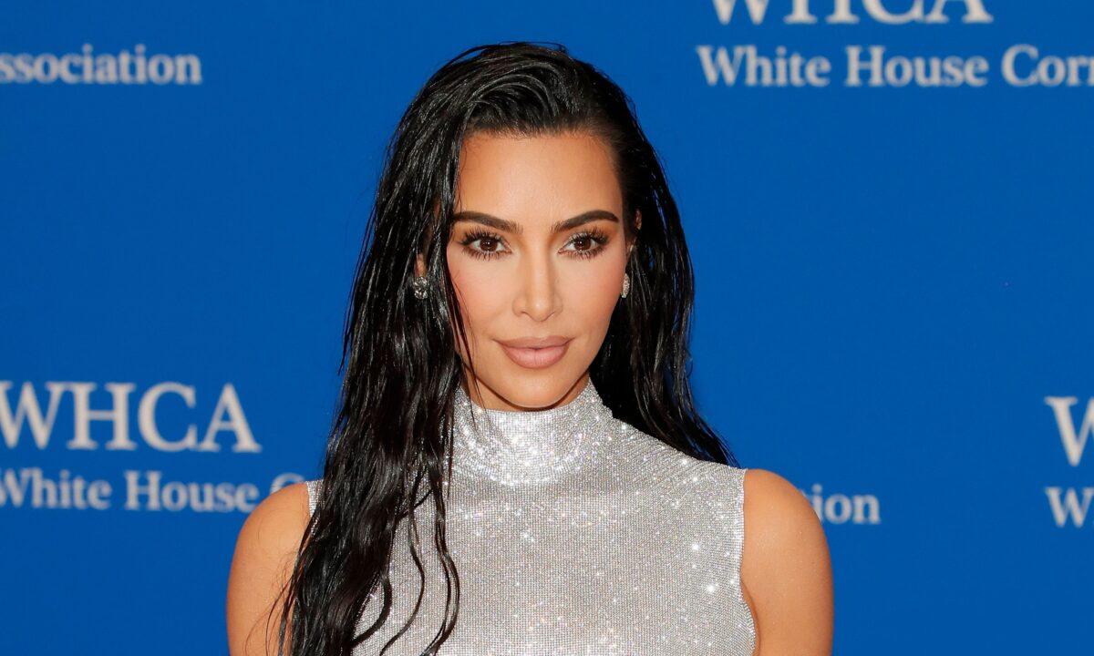 Kim Kardashian attends the 2022 White House Correspondents' Association Dinner at Washington Hilton in Washington, on April 30, 2022. (Paul Morigi/Getty Images)