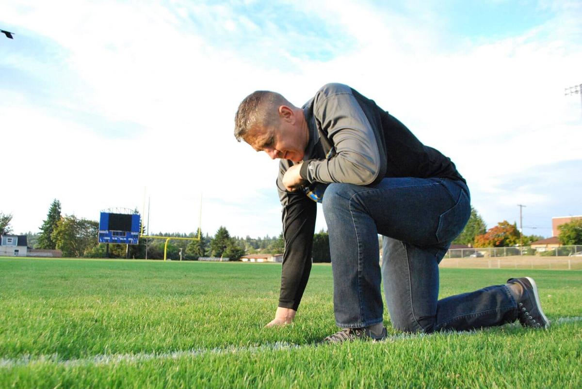 Coach Joe Kennedy's post-game prayers at the 50-yard line got him fired from his football coaching job at a Washington state high school in 2015. But First Liberty Institute won his religious-expression case at the U.S. Supreme Court in 2022. (Photo Courtesy of First Liberty Institute)
