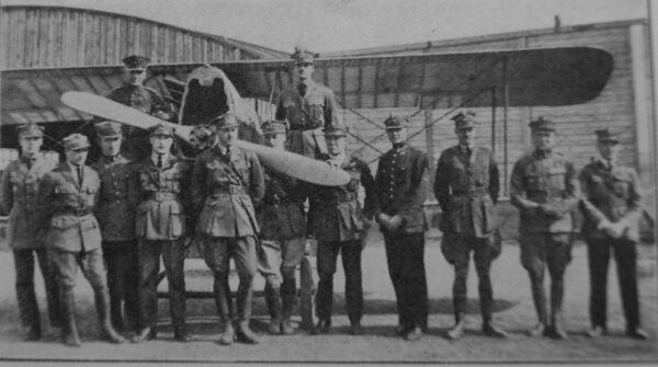 Photograph of the Kosciuszko Squadron of the Polish Air Force on Jan. 9, 1920. (Public domain)