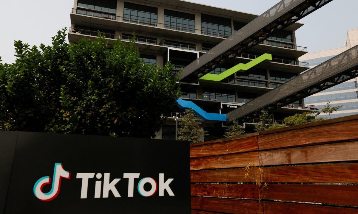 The U.S. head office of TikTok in Culver City, Calif., on Sept. 15, 2020. (Mike Blake/Reuters)