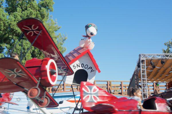 Camp Snoopy rides are designed for children under the age of 12. (Courtesy of Karen Gough)