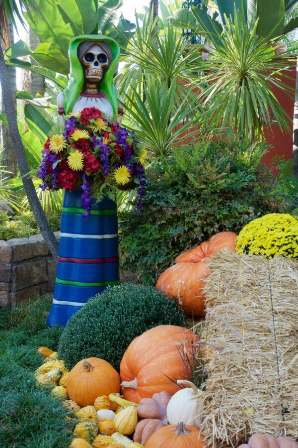 One of several skeleton tributes to Dia De Los Muertos. (Courtesy of Karen Gough)