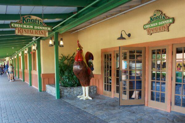 Knott’s Chicken Dinner Restaurant is located in the California Marketplace, located on the walk leading to Knott’s Berry Farm. (Courtesy of Karen Gough)