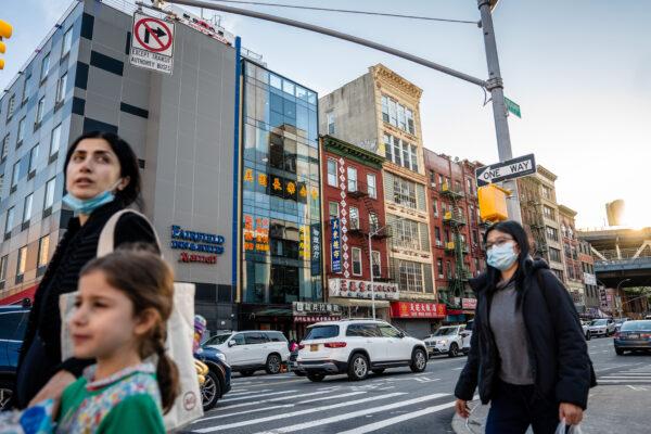 The America ChangLe Association in New York on Oct. 6, 2022. An overseas Chinese police outpost, called the Fuzhou Police Overseas Service Station, is located inside the building. (Samira Bouaou/The Epoch Times)