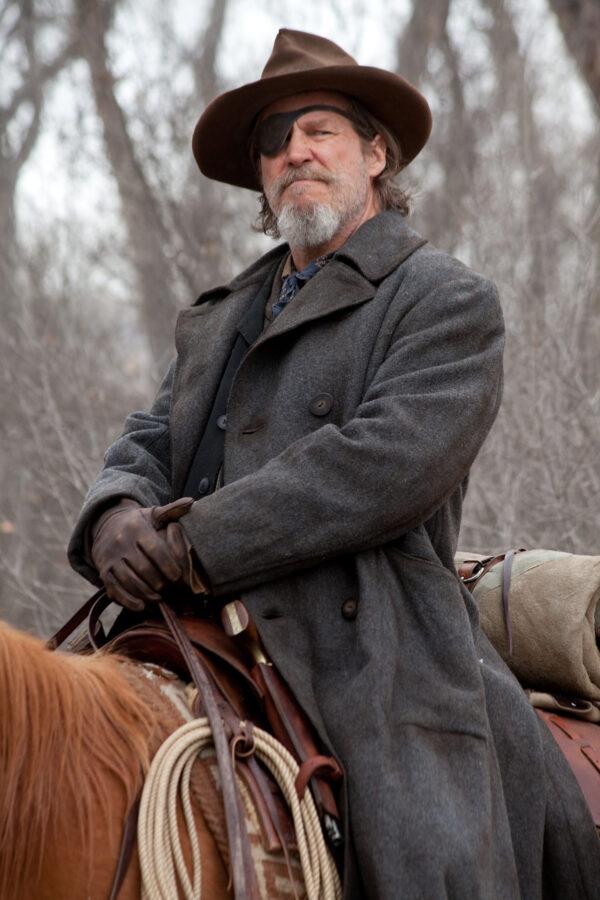 Jeff Bridges as Rooster Cogburn, a washed-out deputy U.S. marshal, agrees to hunt down the man who killed a young teen's father in "True Grit." (Paramount Pictures)