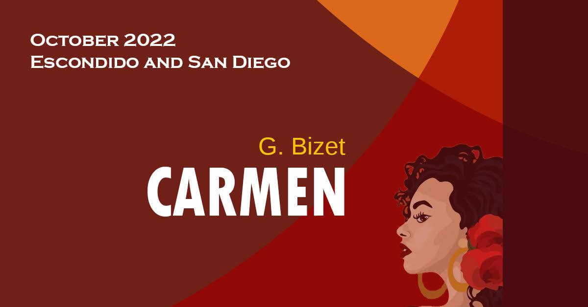 A poster for the opera "Carmen." (Courtesy of the Pacific Lyric Association)