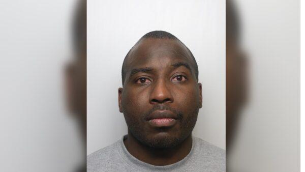 Undated police mugshot of Hakeem Kigundu, who set fire to a block of flats in Reading, Berkshire in December 2021. (Thames Valley Police)