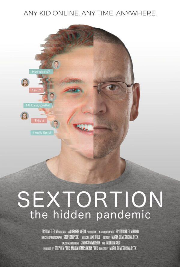 Promotional ad for documentary of young girls compromised by sexual predators in "Sextortion: The Hidden Pandemic." (Auroris Media)