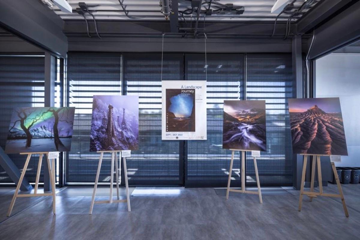 Kelvin Yuen won the title of "2020 International Landscape Photographer of the Year." The four outstanding works are on display in a gallery. (Courtesy of Kelvin Yuen)