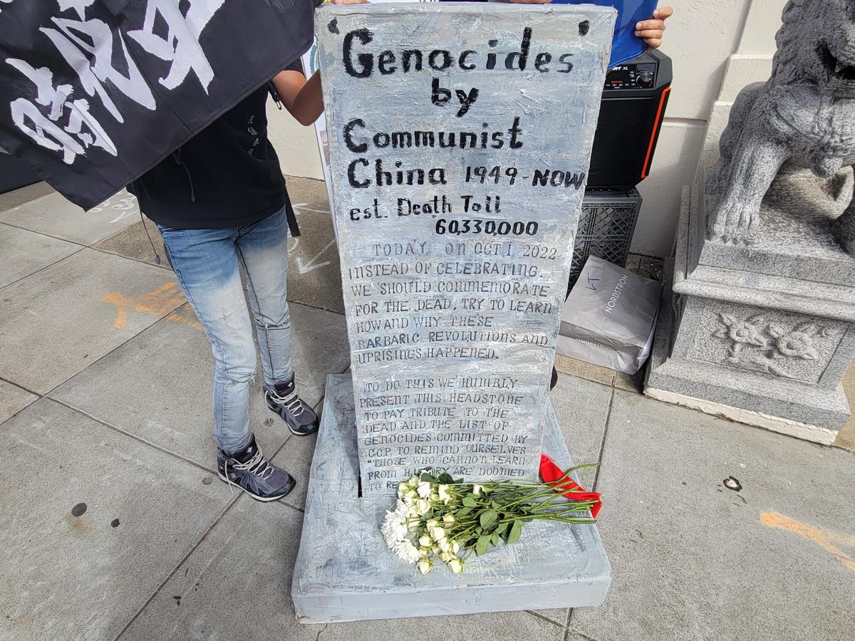 Protesters in California Hold Rallies Against CCP on China’s National Day