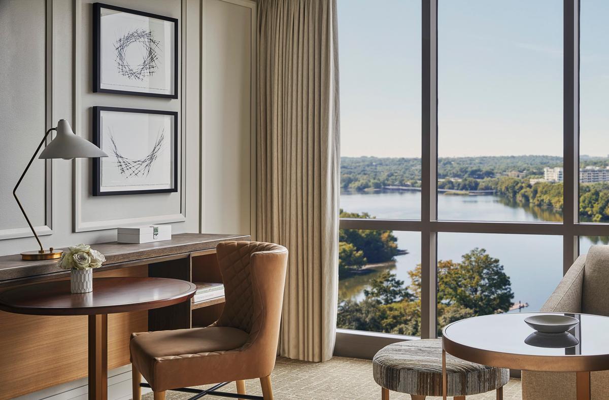 A room with a lake view at the Four Seasons. (Christian Horan/Four Seasons)