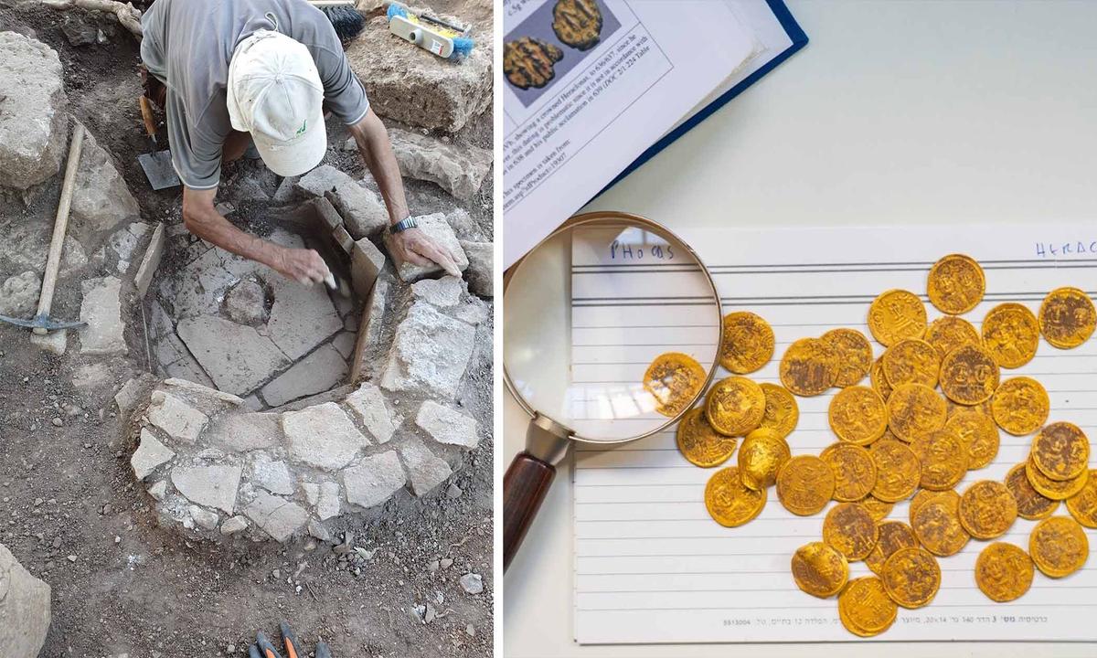 Left: (Courtesy of Yaniv Berman/<a href="https://www.facebook.com/AntiquitiesEN/">Israel Antiquities Authority</a>); Right: (Courtesy of Yoav Lerer/<a href="https://www.facebook.com/AntiquitiesEN/">Israel Antiquities Authority</a>)