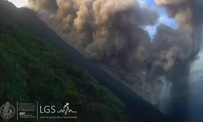 Volcano Spews Ash, Lava on Stromboli Island