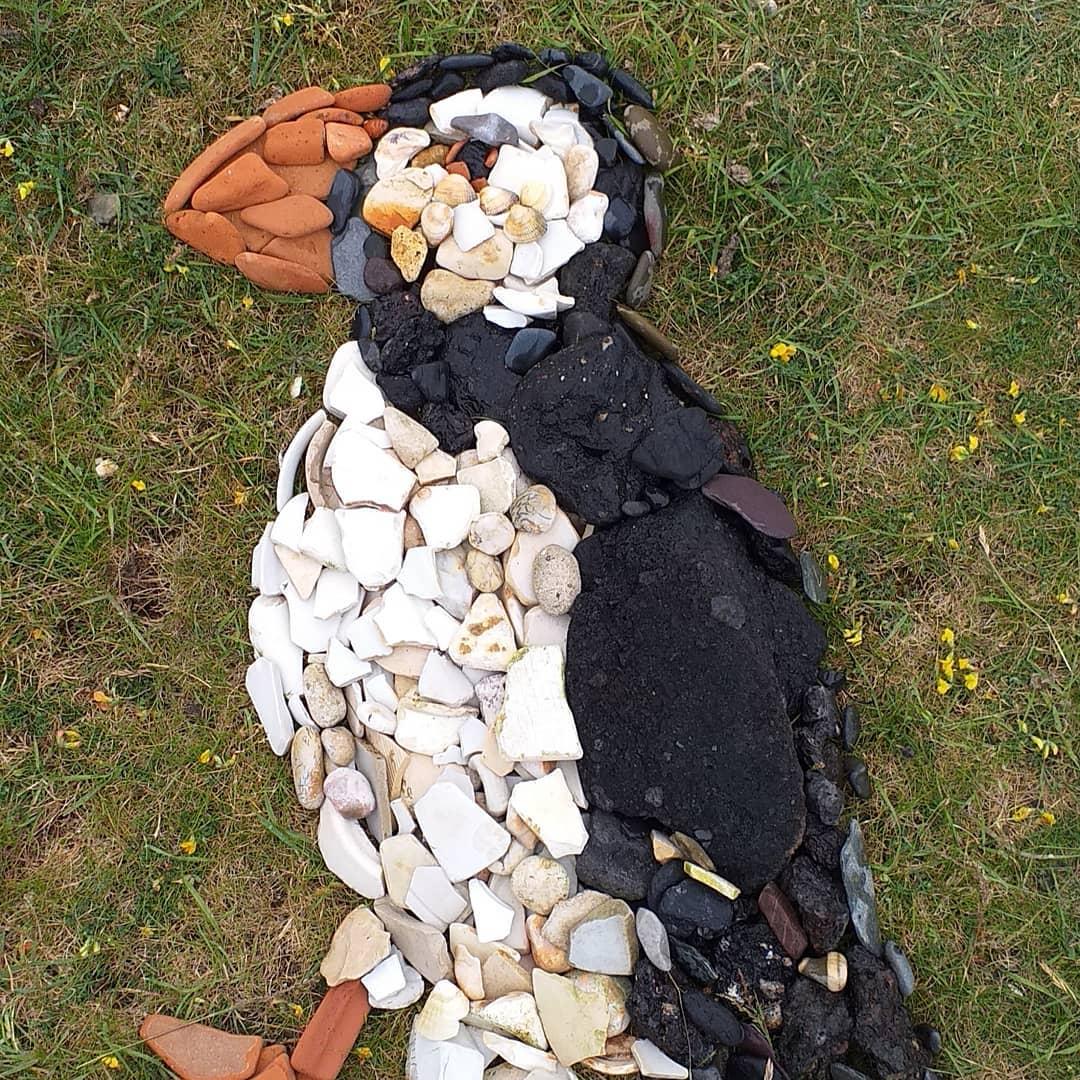 The Atlantic puffin. (Courtesy of <a href="https://www.facebook.com/profile.php?id=100065379493149">Beach4Art</a>)