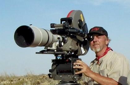 Acclaimed Hollywood cinematographer Chuck Barbee working on a project. (Courtesy of Chuck Barbee)