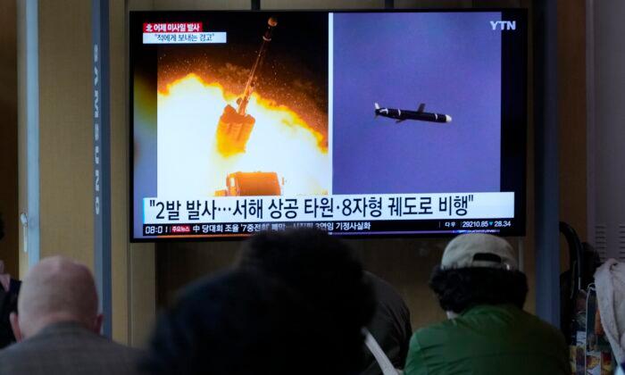 North Korea Fires Missile and Shells, Flies Warplanes Near Border; South Korea Imposes Sanctions