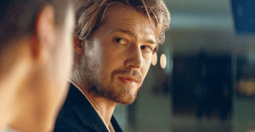 Joe Alwyn plays a mysterious businessman in Claire Denis’s “Stars at Noon.” (A24)