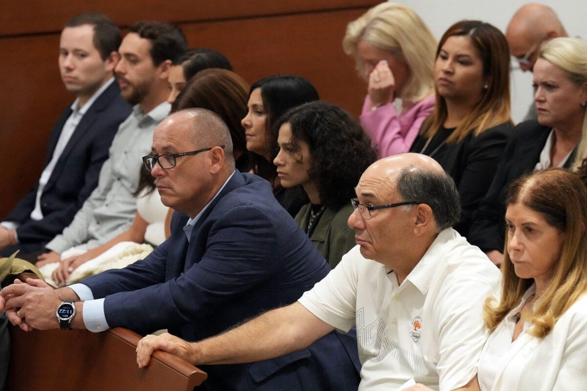 Family members of victims and others attend the penalty phase of the trial for school shooter Nikolas Cruz in Fort Lauderdale, Fla., on Aug. 1, 2022. (Amy Beth Bennett/Pool/AFP via Getty Images)