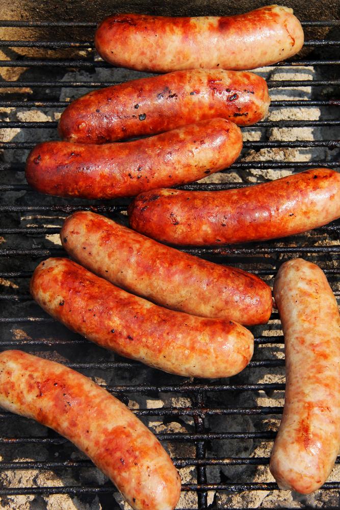 Try Usinger's low and slow grilling technique for flavorful, charred-to-perfection brats—with all the juices intact.(MarynaG/Shutterstock)