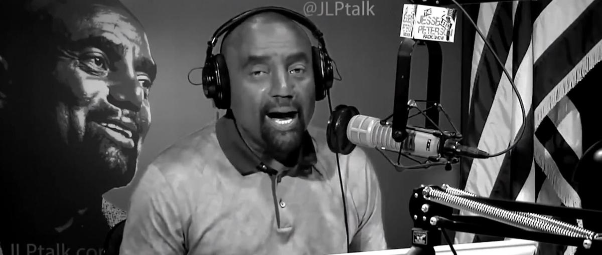 Jesse Lee Peterson dropping some knowledge bombs in “Uncle Tom.” (Malone Pictures)