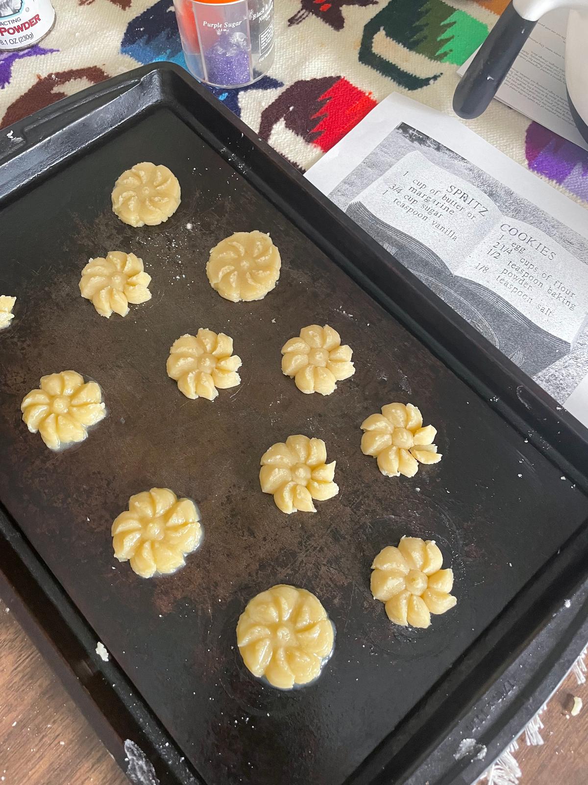 Rosie Grant makes cookies. (Courtesy of Rosie Grant)