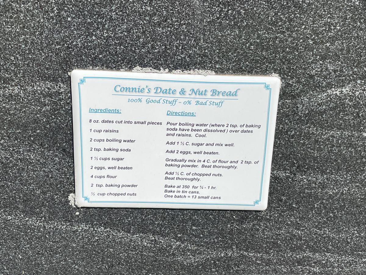 Connie's Date and Nut Bread recipe. (Courtesy of Rosie Grant)