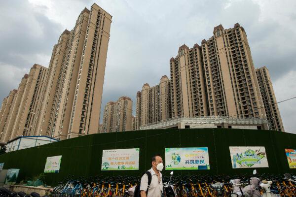 An Evergrande built community in Wuhan, Hubei Province, China, as seen on Sept. 24, 2021. (Getty Images)