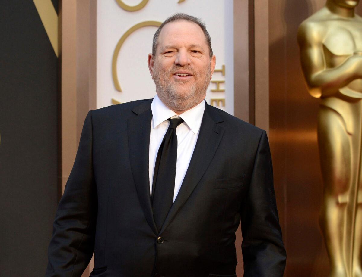 Movie mogul Harvey Weinstein arrives at the Oscars at the Dolby Theatre in Los Angeles on March 2, 2014. (Jordan Strauss/Invision via AP)