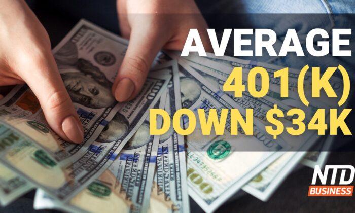 Average 401(k) Down $34,000 This Year: Economists; Kanye West to Buy Social Media Parler | NTD Business
