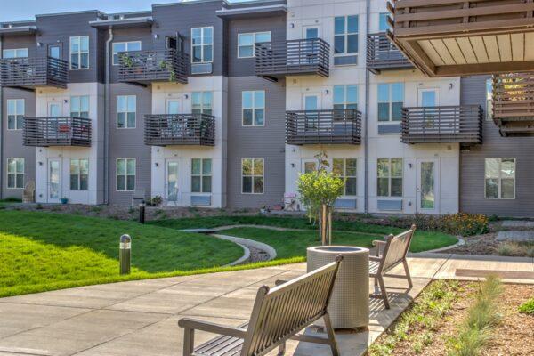 The High Mar Senior Community is a 59-unit affordable apartment community for seniors and is the first senior community built in Boulder, Colo., in more than 30 years. (Housing Colorado)