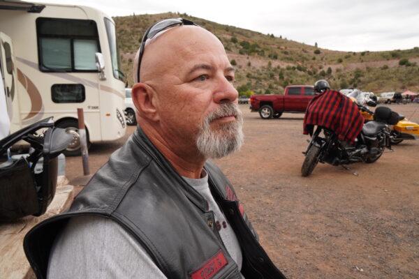 Ascendants Motorcycle Club president Terry "T" Donahue said he joined the club once he realized his materialistic lifestyle left him feeling empty. (Allan Stein/The Epoch Times)