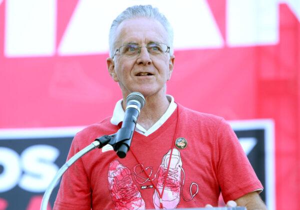 Los Angeles City Councilman Paul Krekorian speaks on stage during AIDS Walk Los Angeles 2019 in Los Angeles, Calif., on Oct. 20, 2019. (Randy Shropshire/Getty Images)