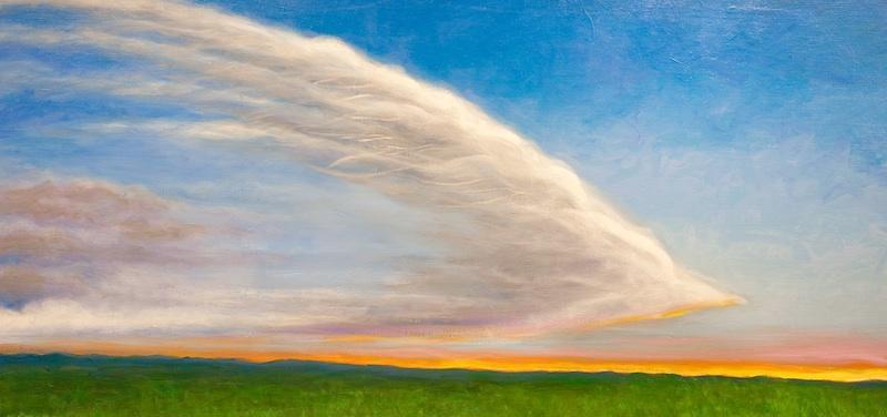 A heavenly landscape painting by Howard Storm. (Courtesy of <a href="https://www.facebook.com/profile.php?id=100023131395216">Howard Storm</a>)