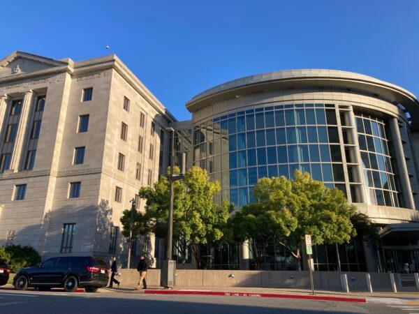This building in Little Rock, Ark., is home to U.S. District Court for the Eastern District of Arkansas, a court that is hearing a challenge to the state's ban on transgender medical procedures for minors, on Oct. 17, 2022. (Janice Hisle/The Epoch Times)