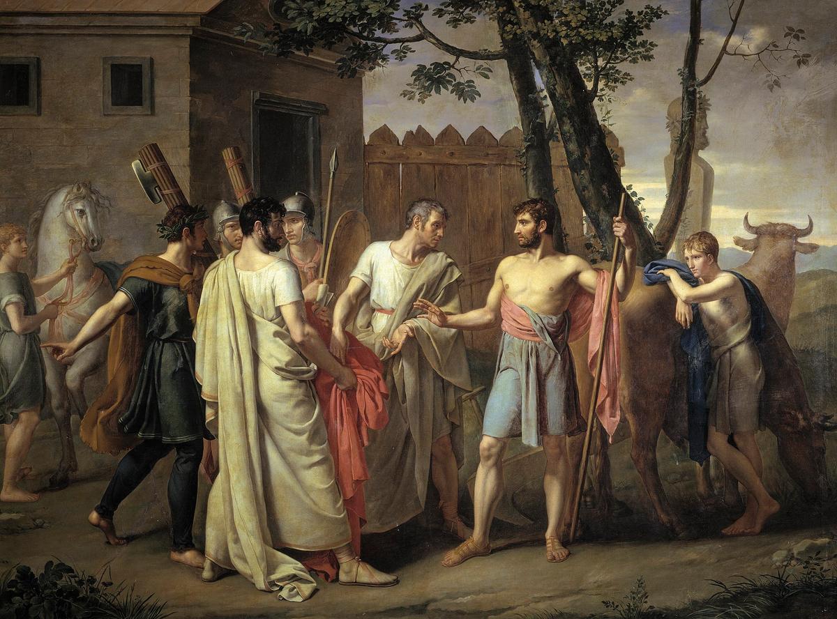 George Washington and Roman Military Hero Lucius Quinctius Cincinnatus, Two Men Who Remained Uncorrupted By Power