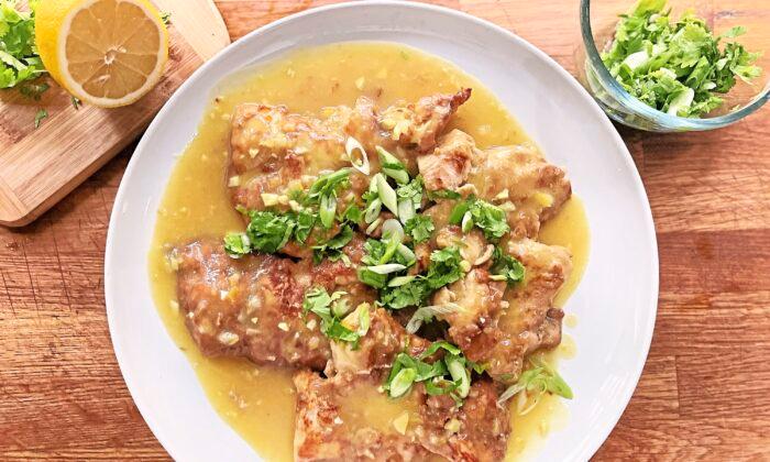 Double Lemon Chicken With Cheat’s Preserved Lemon