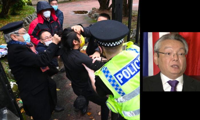 ‘It’s My Duty,’ Says Chinese Consul-General in Manchester Seen Pulling Protester’s Hair