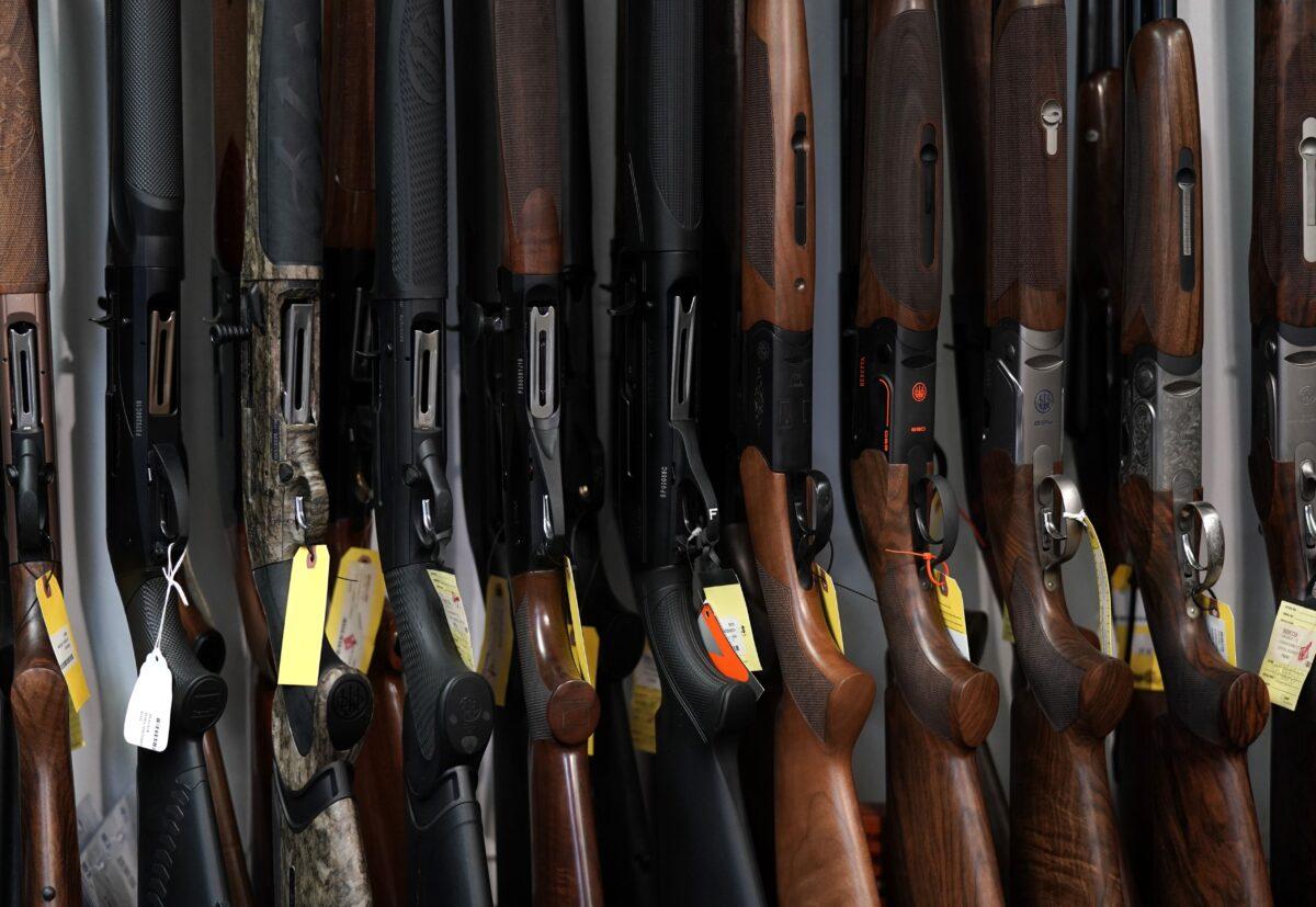 Guns in New York in a file image. (Timothy A. Clary/AFP via Getty Images)