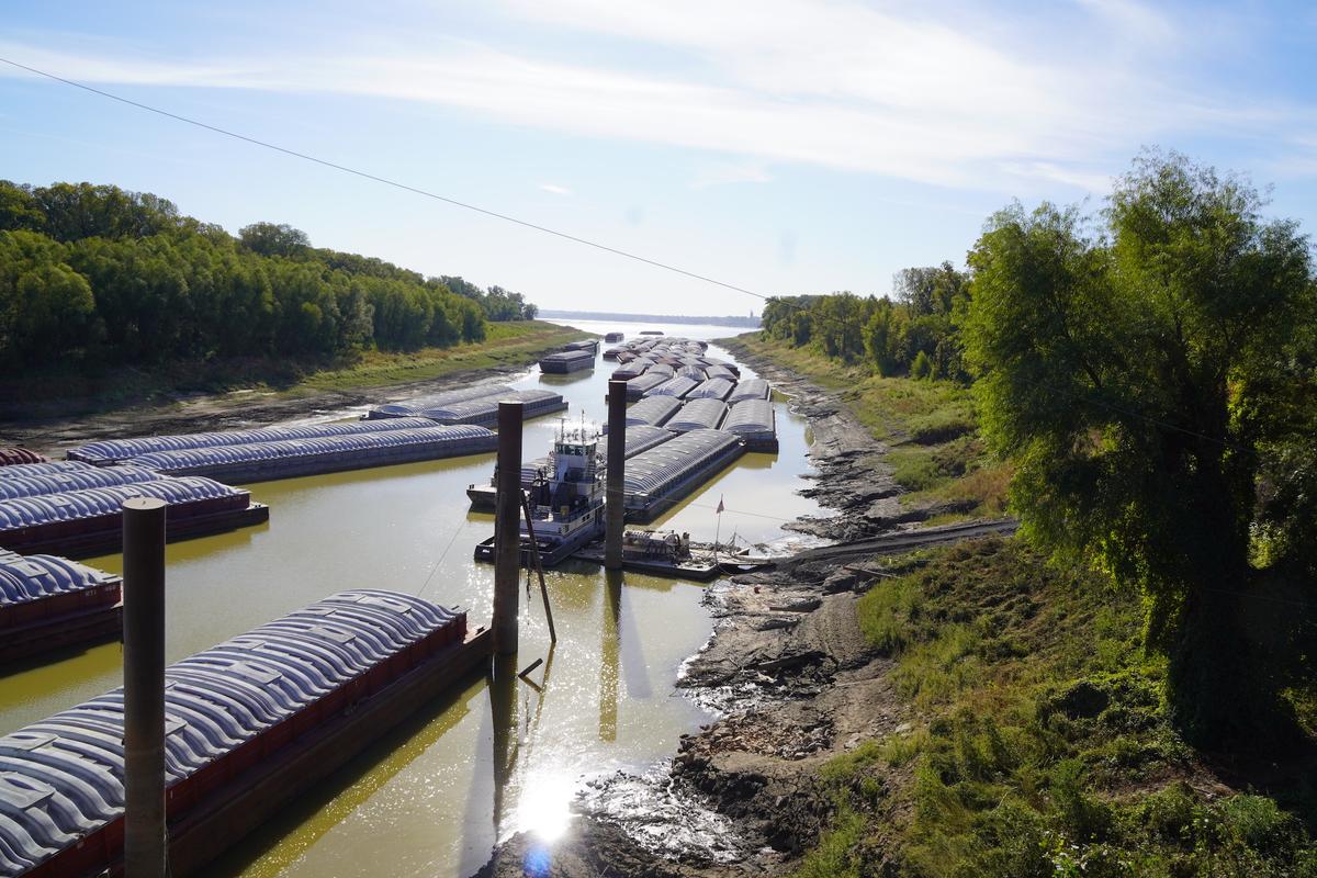 Barges on Drought-Stricken Mississippi River 'Dead in the Water,' Causing Severe Supply Chain Issues