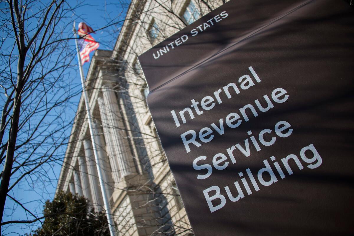 The Internal Revenue Service building in Washington on Feb. 19, 2014. (Jim Watson/AFP via Getty Images)
