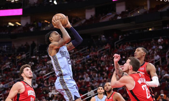 NBA Roundup: Ja Morant (49) Guides Grizzlies Over Rockets