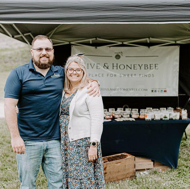 Tim and Leah Shirey run a company called Hive and Honeybee. (Courtesy of Tim and Leah Shirey)