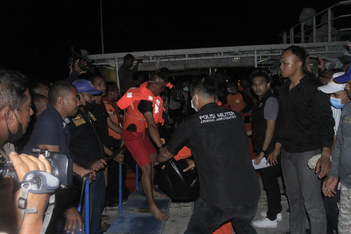 Indonesian Passenger Boat Carrying 240 Catches Fire; 14 Dead