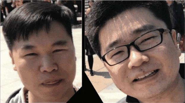 He Guochen, and Wang Zheng. (U.S. Department of Justice)