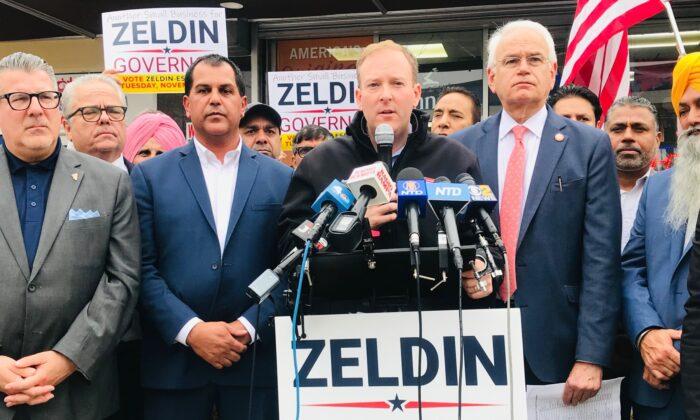 Lee Zeldin Holds Press Conference to Address Pressing Issues in New York City