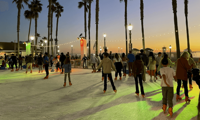 Ice Skating at Huntington Beach Pier Returns in November
