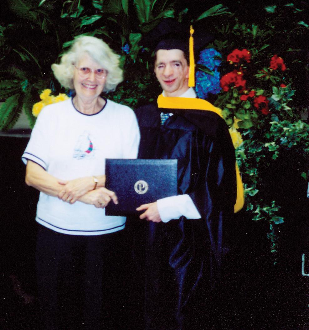 Dr. Francis Joel Smith with his adoptive mother, Betty, on his graduation day. (Courtesy of <a href="https://www.facebook.com/francis.j.smith2">Francis J. Smith</a>)