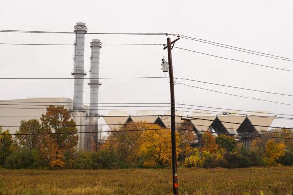 Wawayanda, New York-based CPV Valley Energy Center on Oct. 24, 2022. The natural gas-fired plant was built in 2018 to stabilize the downstate energy supply following announcement of the closure of the Indian Point nuclear plants. (Cara Ding/The Epoch Times)